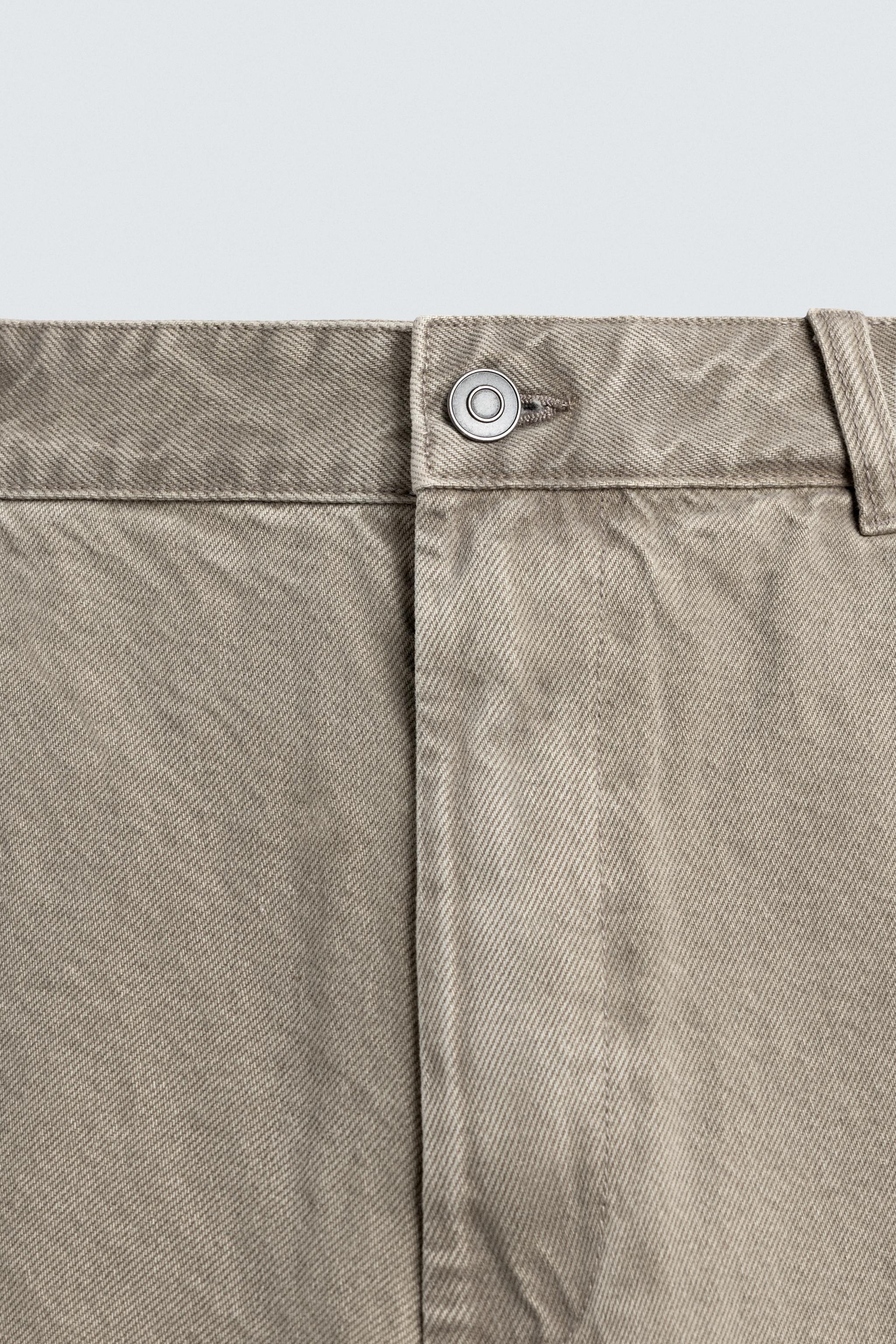 WASHED BALLOON FIT PANTS